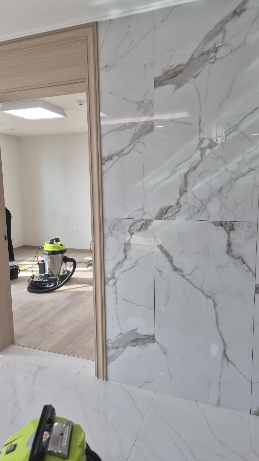 작업 중인 모습